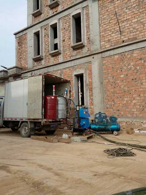 新建築外牆保溫施工